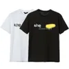 Designer Pa T Shirt Luksusowa marka Koszule Spray Heart Letter Bawełny krótki rękaw Sprężyny lato Tide męskie koszulki damskie 938