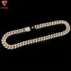 Mode 925 Sliver Vergulde Diamant 18mm Cubaanse Link Chain Sieraden Mannen Iced Out Moissanite Cubaanse Armband