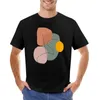 Herren-Poloshirts, geometrisch, abstrakt, minimal, modern, Pastell-Design, T-Shirt, Schweißgrafiken, koreanische Mode für Herren