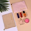 Cosmetic Bags Large Capacity Velvet Bag Organizer With Zipper For Women Outdoor Makeup Travel Toiletries Storage