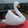 Oie gonflable géante blanche de modèle de cygne de publicité de 4 m 13 pieds de haut pour la décoration de parc de vacances en gros