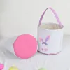 DHL Festive Easter Basket Bunny Printing Handbag Bucket New Bow Tote Bucket With Handle High Quality Made 0207