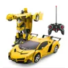 Robot de Transformation de voiture RC, modèle de véhicule de sport, jouets à dérive, déformation Cool, cadeaux pour enfants pour garçons, 240131