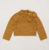 衣料品セットキッズセーター2024冬の秋のMPブランド幼児の女の子編みとスカートショーツセットファッションガールニットアウトウェアコート