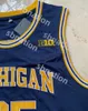 Michigan Wolverines 2024 College Basketball Jersey BLM Jace Howard Tray Jackson Olivier Nkamhoua Terrance Williams Tarris Reed Jr Dug McDaniel Juwan Howard Kids