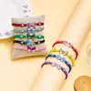 Charm Bracelets Butterfly Bracelet For Women Kids Korean Colorful Braided String Rope Friendship Adjustable Wedding Party Handmade Jewelry