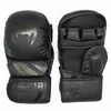 Gant de boxe professionnel épaissi PU MMA demi-doigt combat Sanda gants d'entraînement Muay Thai accessoires d'entraînement de boxe 240131