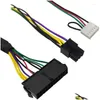 Computerkabels Connectors S Geschikt voor Z230 24P tot 6P Atx Psu Voeding Z220 Sff Moederbord 18Awg Duurzaam F19E Drop Delivery Co Ot2Za