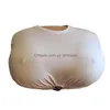 Cuscino/Cuscino decorativo Nucleo del divano Giocattoli sexy Regali Tette Federa per la pelle Design creativo del seno Divertente Cuscino Inserto Drop De Dhbjw