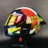 Full Face Motorcycle Hełm Misano Watermelon Motocross Racing Motobike Riding Helmet Casco de Motocicleta Four Season 240122