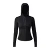 Lu Align Coat Hoody Jacket T-Shirt Hoodie Define Full Women Zipper Long Sleeve Shirts Fitness Crop Top Gym Clothes Workout Lemon LL Jogger Lu-08 2024