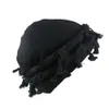 Czapki czapki/czaszki 2024 Mężczyzn punkowy Burr Trimed Twisted Tail Fringe batton bandana kapelusz hop turban czapki głowica czapka czapka solidna klapa hat docker kapelusz yq240207