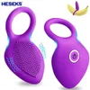 Penis Ring Vibrerende Clitoris Stimulator G Spot Speeltjes Voor Paar Vibro Vertraging Likken Vagina Orgasme Lock Fijne Mouw vibrator 240130