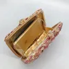 Arrival Flower Crystal Wedding Bridal Clutch Purse Luxury Designer Women's Dinner Party Cocktail Handbags Diamond Bags 240118