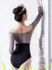 Abbigliamento da palco Ginnastica/Body da balletto sexy con schiena bassa Ragazze per adulti Donna Donna Cotone a maniche lunghe Body per danza classica