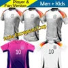 Rozmiar 4xl 24 25 Niemieckie koszulki piłkarskie 2024 Fani Pucharu Europy Wersja gracza Hummels Kroos Gnabry Werner Draxler Reus Muller Gotze Men Koszulki piłkarskie Zestawy dla dzieci