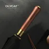 Luxe 16K Lange Paraplu Mannen Winddicht Houten Automatische Paraplu Regen Vrouwen Sterke Grote Olycat Paraplu Zon Golf Parasol Outdoor 240123