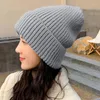 Bérets bonnet pour femmes pour femmes chaudes hiver lâches grandes circonférence tricère tricot chapeaux de la cruelle surdimensionnée de femmes bonnet cadeau de Noël cadeau