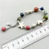 Link Bracelets C130 Fashion Colorful Ceramic Beads Star Bone Bracelet Women Jewelry High Quality