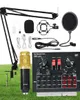 BM 800 Professional o Microfoni V8 Set di schede audio BM800 Mic Studio Microfono a condensatore per Karaoke Podcast Registrazione dal vivo S9845555