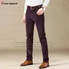 Men's Suits Fashion Corduroy Suit Pants For Men Daily Activities Tailor-made Slim Fit Trousers Homecoming Male Classic Casual Clothing