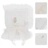 White Color Notebook Cover Lace Decorative Book Sleeve Delicate Diary Covers Washable Cloth