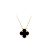 2024 18K Gold Plated Necklaces Luxury Designer Necklace Four-leaf Clover Cleef Fashion Pendant Necklace Wedding Party Jewelry High Quality Jewelry 40cm+5cm