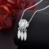 Pendants Andara 925 Sterling Silver Necklace Dream Catcher Pendant Fashion Simple Girls Jewelry Gifts
