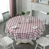 PVC Kant Tafelkleed Waterdicht Oliebestendig Rond Tafelkleed Gedrukt Thuis Eettafel Cover voor Bruiloft Decor 240123