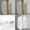 Costumes pour hommes Blazers V1342-Costume décontracté personnalisé pour hommes adaptés à toutes les saisons Drop Delivery Vêtements Vêtements Otdqa