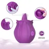 Vibrador Flor Dispositivo de masturbación femenina Masajeador Lengua Lamiendo Shaker Adulto Sexualidad Suministros Saltando Huevo Juguetes Sexuales Productos 231129