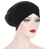 Ubrania etniczne kobiety czoło czoło czapki czapki pullover czapka muzułmańska hidżabs turban head -cloth instant czapki elastyczne dno kapelusz head chusta na głowę