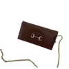 Woc Horse Buckle Chain Sac vintage polyvalent, téléphone portable pour femme, bandoulière à une épaule, petit sac exquis 2024