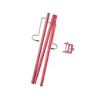 Outdoor Camping Hiking Aluminum Alloy Foldable Lamp Post Pole Portable Fishing Hanging Light Fixing Stand Holder Lantern 240126