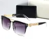 Designer para homens mulheres retângulo óculos de sol unisex designer óculos de praia óculos de sol retro quadro design de luxo com caixa