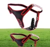 Dildos/Dongs Fe -bälte med 4 -stil anal plugg och dildo mjuk pvc läderbyxor sexprodukt för kvinnor gay sm bdsm6982793