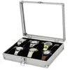 アルミニウム合金高級時計収納ボックスジュエリーコレクションボックスポータブル大容量ウォッチボックス品質ディスプレイギフトボックス240123