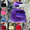 Autositzbezüge Universalbezug Schutzkissen Soft Fuzzy Vorne Hinten Pad Matte Plüsch Set