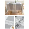 Tafelkleed Bloemstiksel Katoenen stof Wasbaar tafelkleed voor bruiloftsfeest Dineren Banketdecoratie Luxe hoes