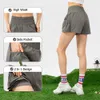 Lu Align Vrouw Heren Padel Zijzak Hardlopen Sneldrogend Dames Shorts Workout Fitness Sportkleding Citroen LL Jogger Lu-08 2024