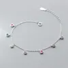 Charm Armbanden S925 Verzilverd Kwastje Zirkoon Bead BraceletBangle Voor Vrouwen Elegante Bruiloft Sieraden Gift Sl410