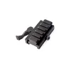 Tactical Quick Release Side Weaver Rail Extension Base Mount Rail Adapter Hunting Rifle Accessory