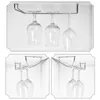 Hooks Bar Ving Glass Holder Cabinet Hanging Glasses Rack Invertered Home Storage