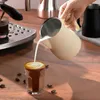 350500ml Paslanmaz Çelik Süt Köpüklü Sürahi Kahve Barista Çilek Sürahi Espresso Buharlama Çeyrek Latte Fincan Süt Jug 240130