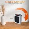 800W Mini Verwarming voor Thuis Kleine Badkamer Verwarming Fans Wandmontage PTC Keramisch Elektrisch met Afstandsbediening Huishouden 240130