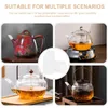 Geschirr-Sets, 4 Stück, Silikon-Kaffeekannen-Auslaufabdeckung, Teekanne, Teekannenhülse für Teekessel