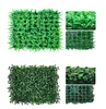 Decorative Flowers 25 25cm Artificial Green Wall Panels Greenery Backdrop Grass Faux Square Leaves Privacy Fence