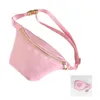 Waist Bags Preppy Nylon Pouch Fanny Packs Fashion Workout Running Travelling Hiking Belt Bag Adjustable Lightweight For Women-L