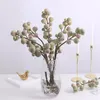 Kwiaty dekoracyjne 2pcs Symulacja piana loquat owoce sztuczne owoce Dekoracja domu