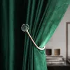 Curtain European Style Velvet Blackout Curtains For Bedroom And Living Room Sun Protection Heat Insulation Solid Color